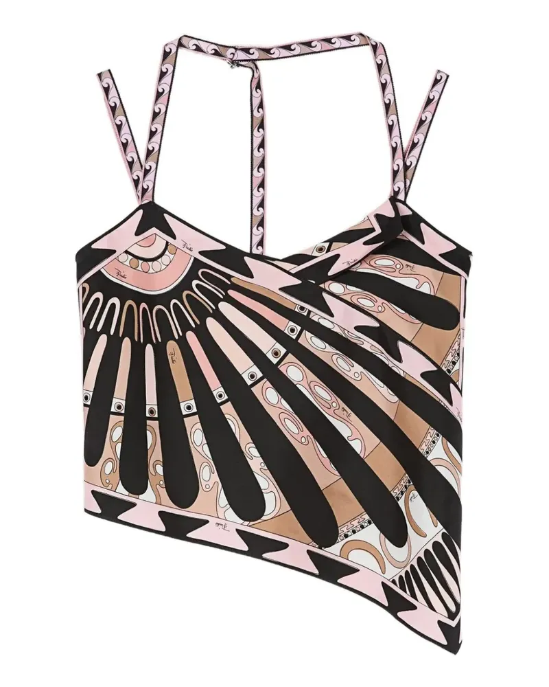 Emilio Pucci Soleil-print top - Schwarz Schwarz