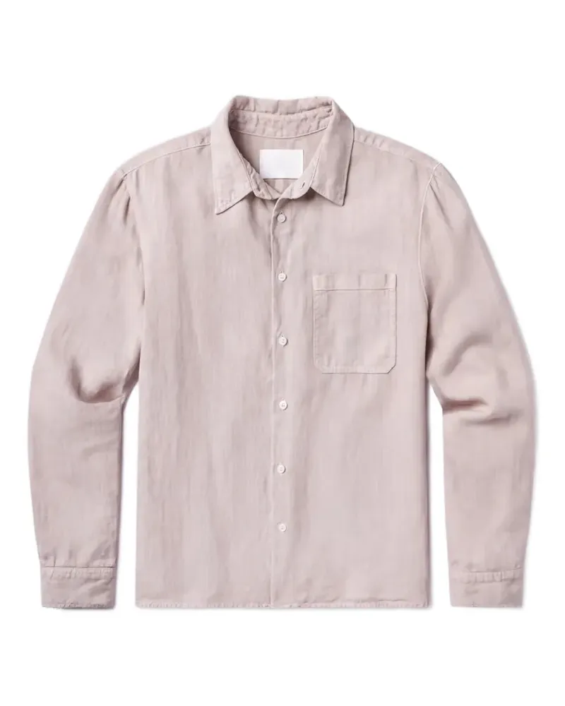 Citizens of humanity patch-pocket long-sleeve shirt - Nude Nude