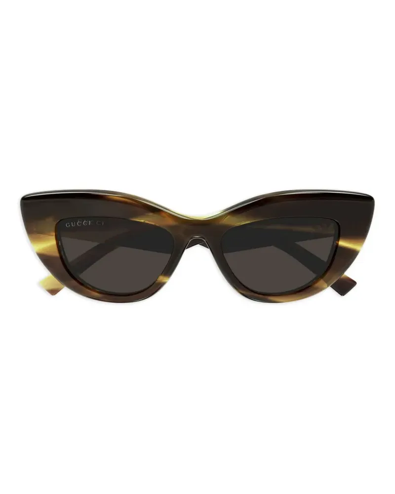 Gucci cat-eye frame sunglasses - Braun Braun