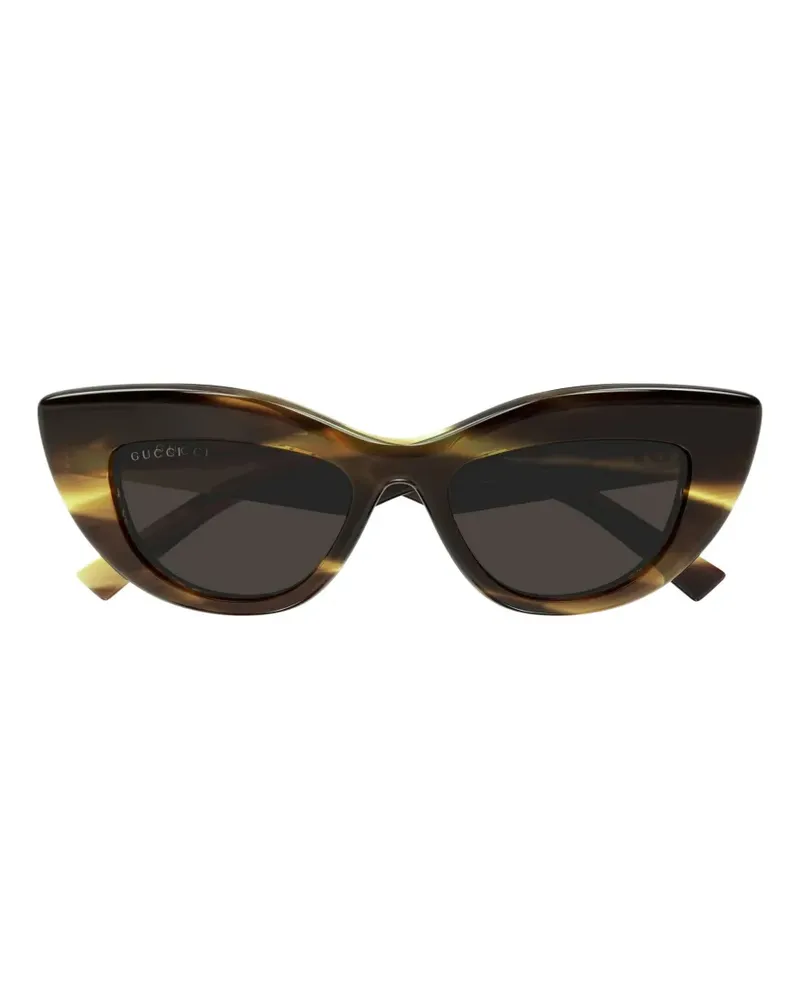 Gucci cat-eye frame sunglasses - Braun Braun