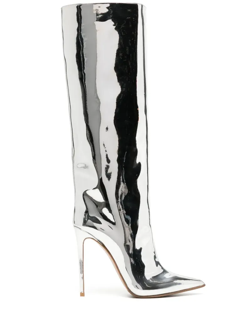 Le Silla Eva Stiefel 120mm - Silber Silber