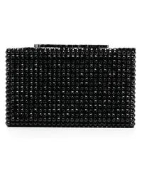 Philipp Plein Clutch mit Kristallen Schwarz