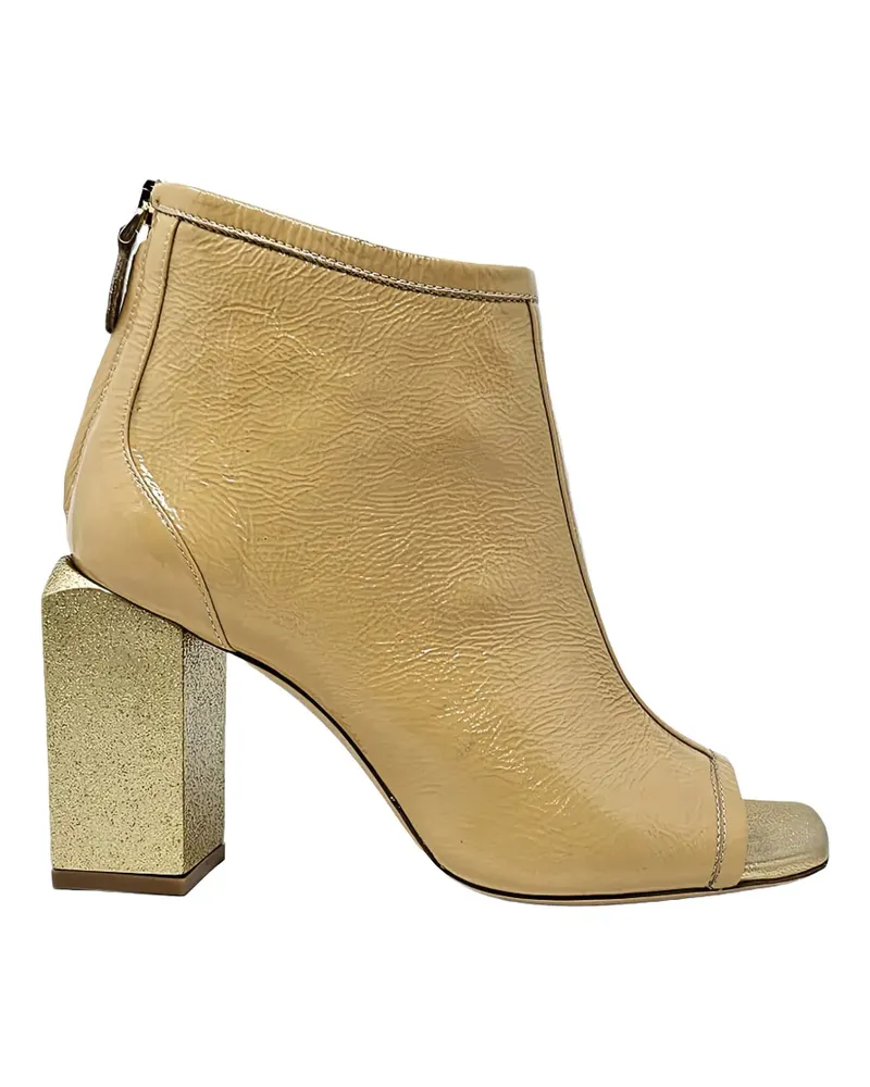 MADISON.MAISON Fatima open-toe ankle boots - Nude Nude