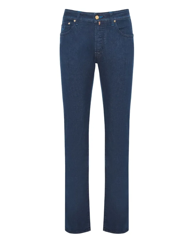 Jacob Cohën Klassische Slim-Fit-Jeans - Blau Blau
