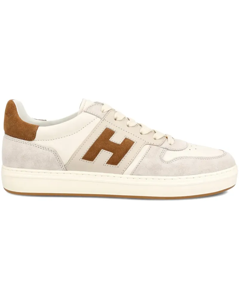 Hogan letter sneakers - Nude Nude