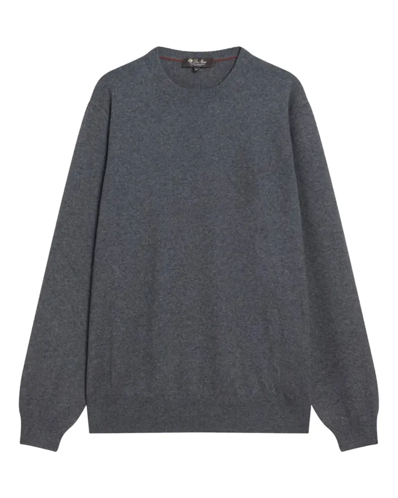 Loro Piana Pullover mit Rundhalsausschnitt - Grau Grau
