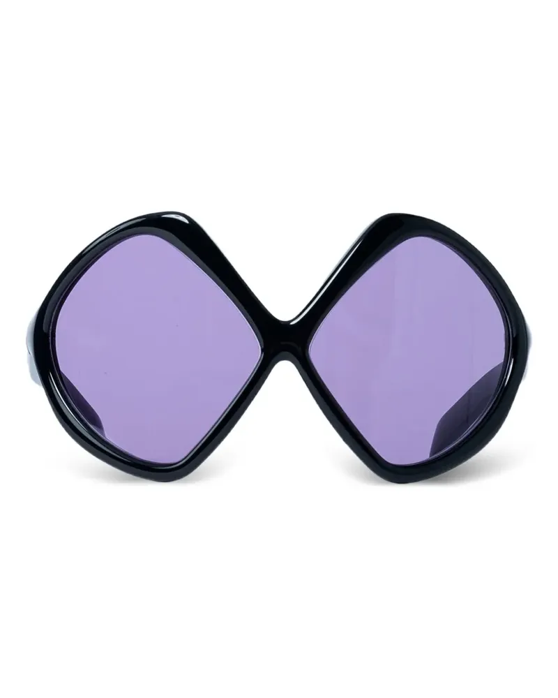 Prada oversized-frame sunglasses - Schwarz Schwarz