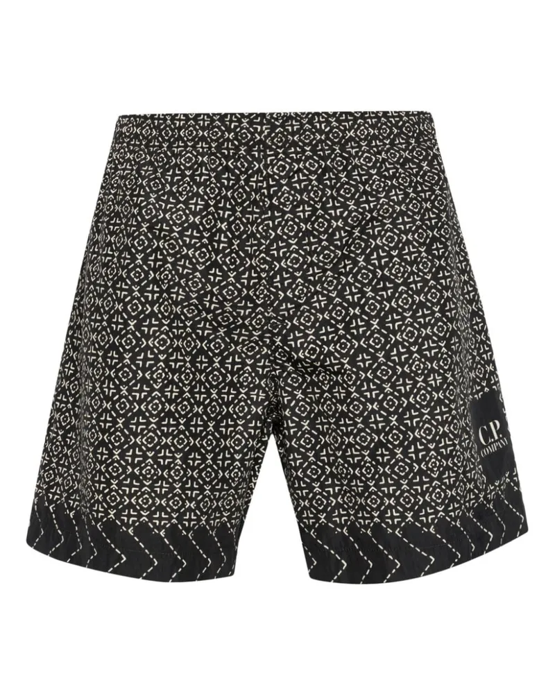 C.P. Company Flatt Badeshorts - Schwarz Schwarz
