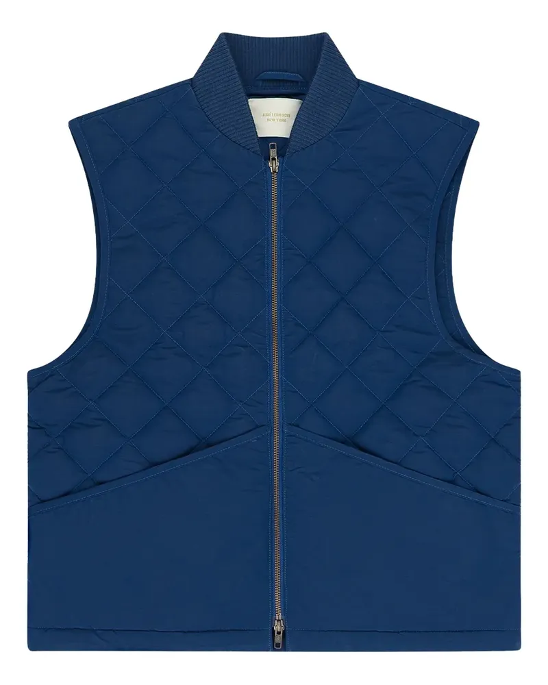 Aimé Leon Dore quilted diamond-pattern gilet - Blau Blau
