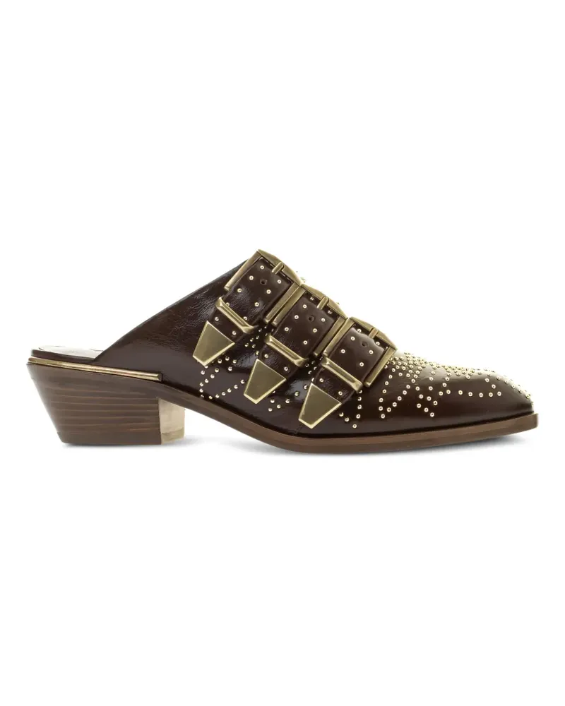 Chloé Susan studded sandals - Braun Braun