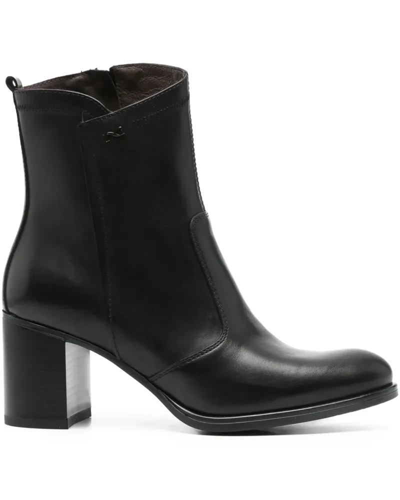 Nero Gardini Stiefel mit Blockabsatz 70mm - Schwarz Schwarz