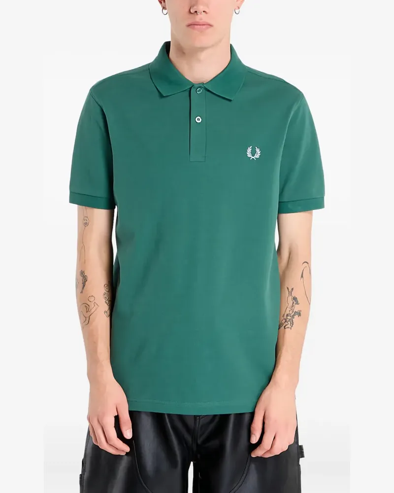 Fred Perry Poloshirt mit kurzen Ärmeln - Grün Grün