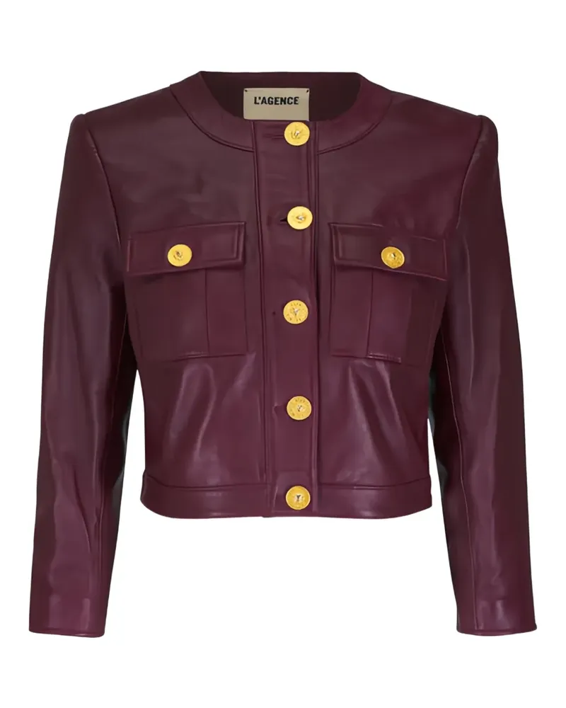 L'Agence Deidra cropped jacket - Rot Rot