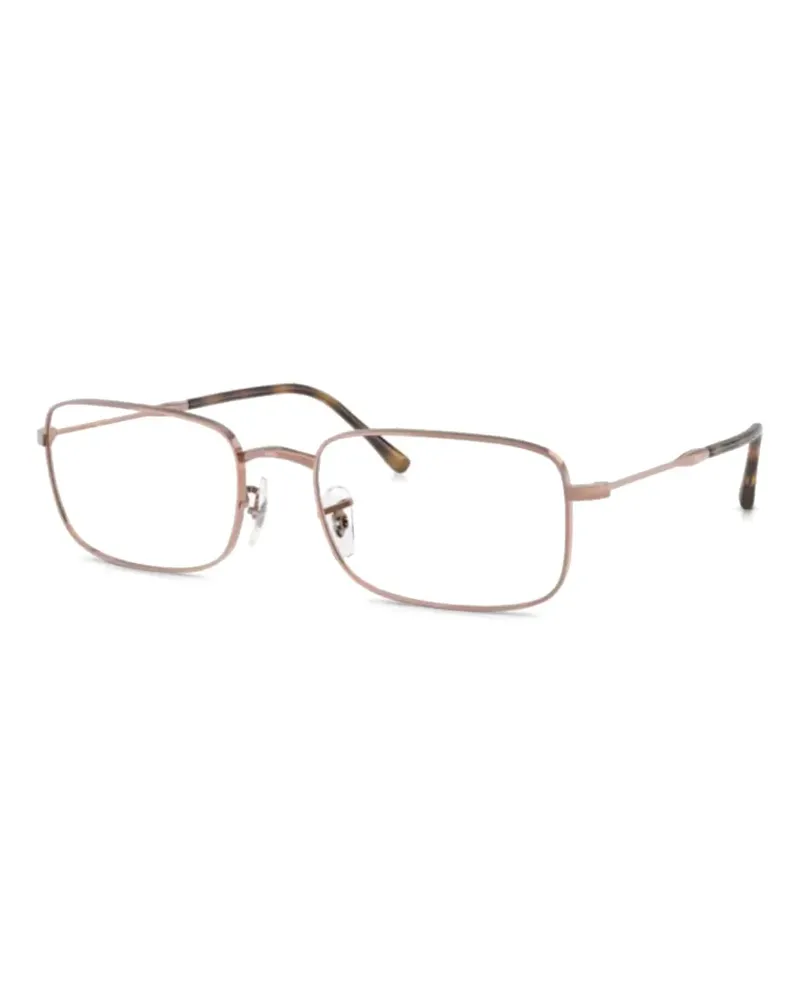 Ray Ban Brille mit eckigem Gestell - Gold Gold