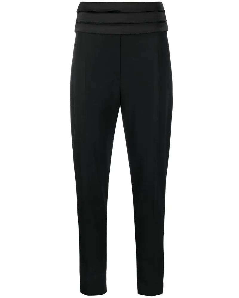 Balmain Klassische Tapered-Hose - Schwarz Schwarz