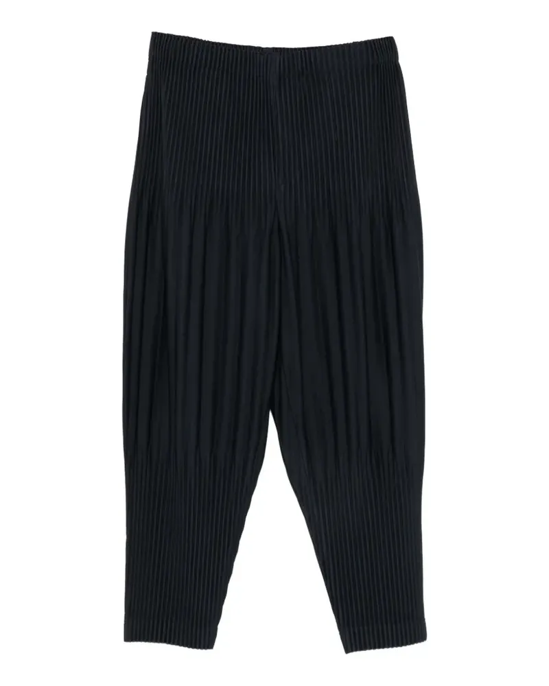 Issey Miyake Plissierte Tapered-Hose - Blau Blau