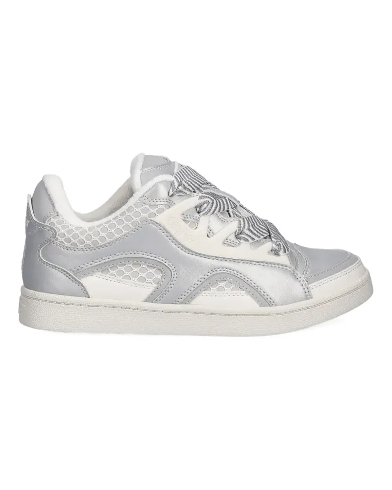 Buffalo Liberty Skate herringbone lace sneakers - Silber Silber