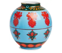 Bubble Pineapple Azzurro' Vase, 23cm - Blau