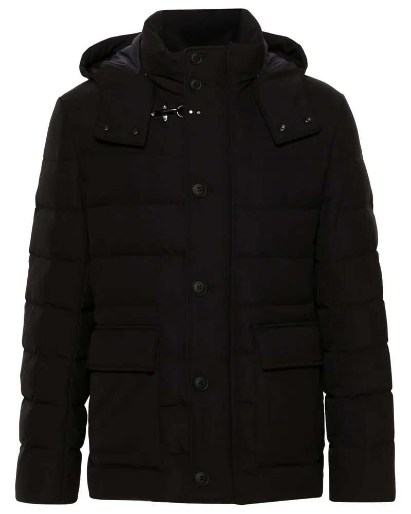 Fay Gesteppte Jacke Schwarz