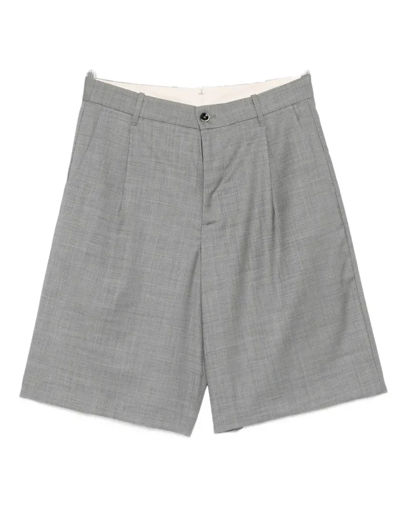 nine:inthe:morning Odell pleated shorts - Grau Grau