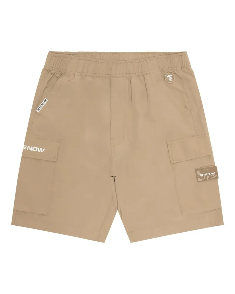 BAPE Cargo-Shorts mit Logo-Print - Nude Nude