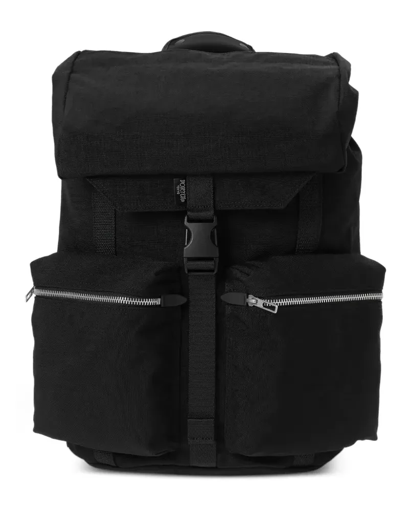 PORTER-YOSHIDA & CO Rucksack mit Rollverschluss - Schwarz Schwarz