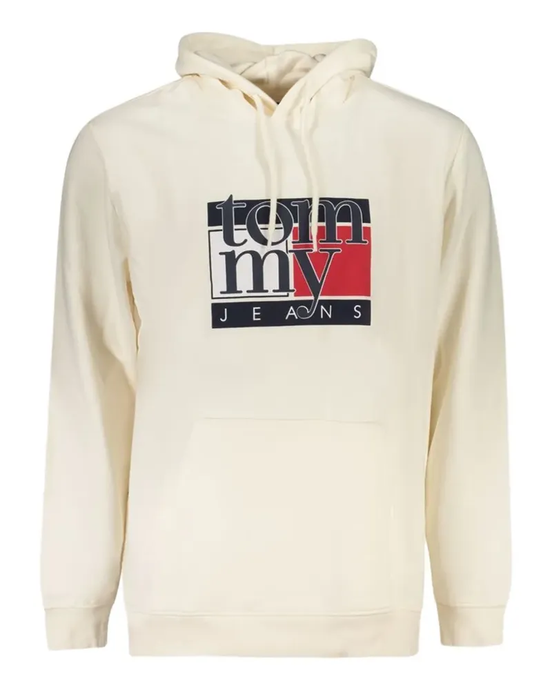 Tommy Hilfiger Terry graphic-print hoodie - Nude Nude