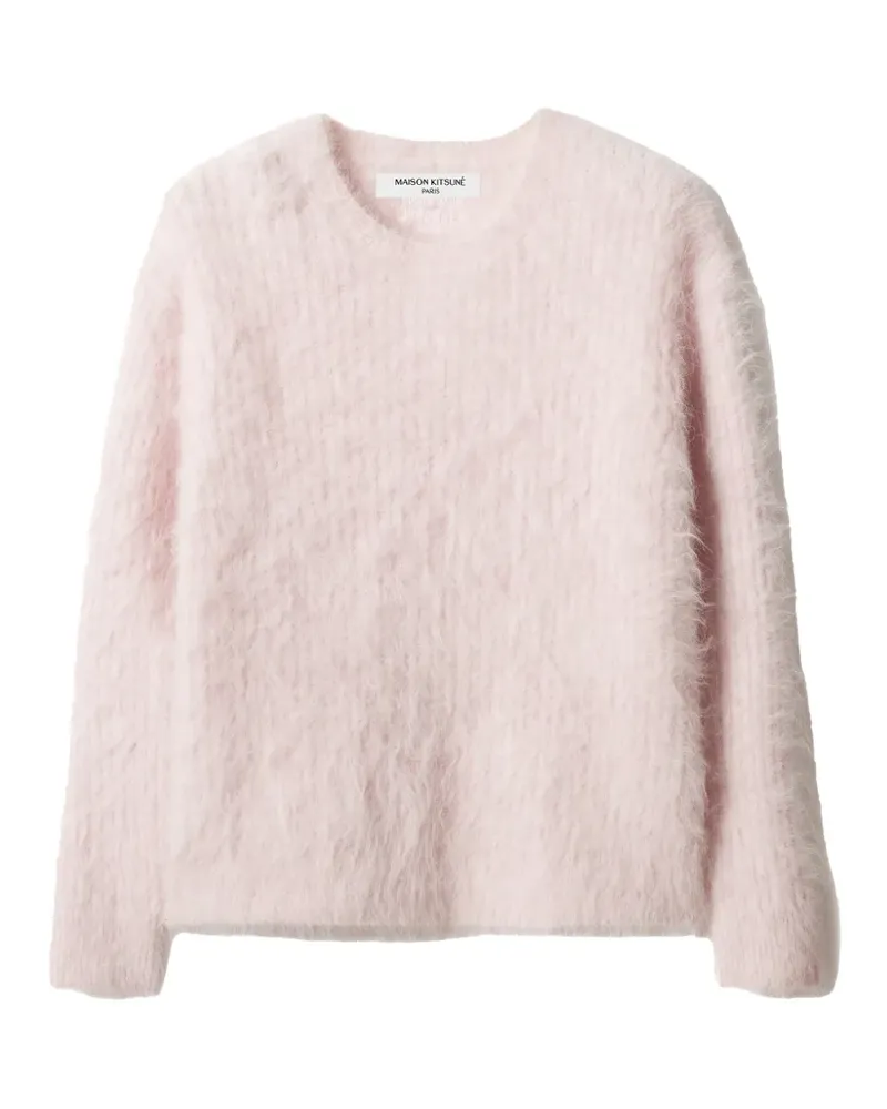 Kitsuné Pullover mit gebürstetem Finish - Rosa Rosa