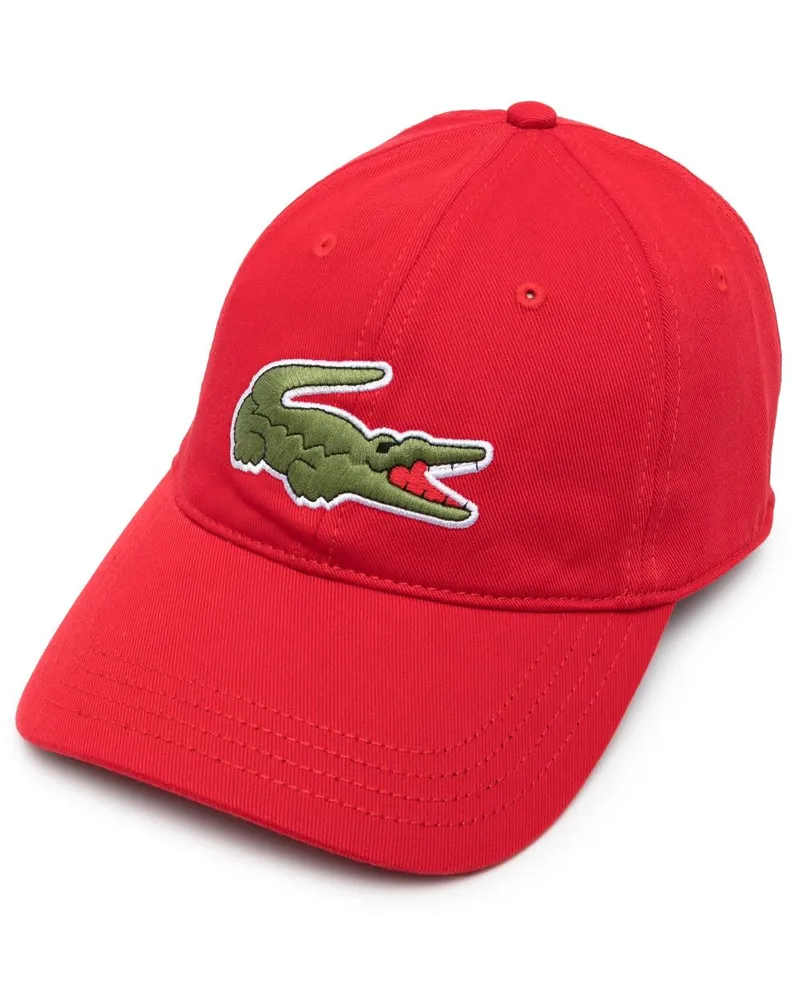 Lacoste Baseballkappe mit Logo-Stickerei Rot
