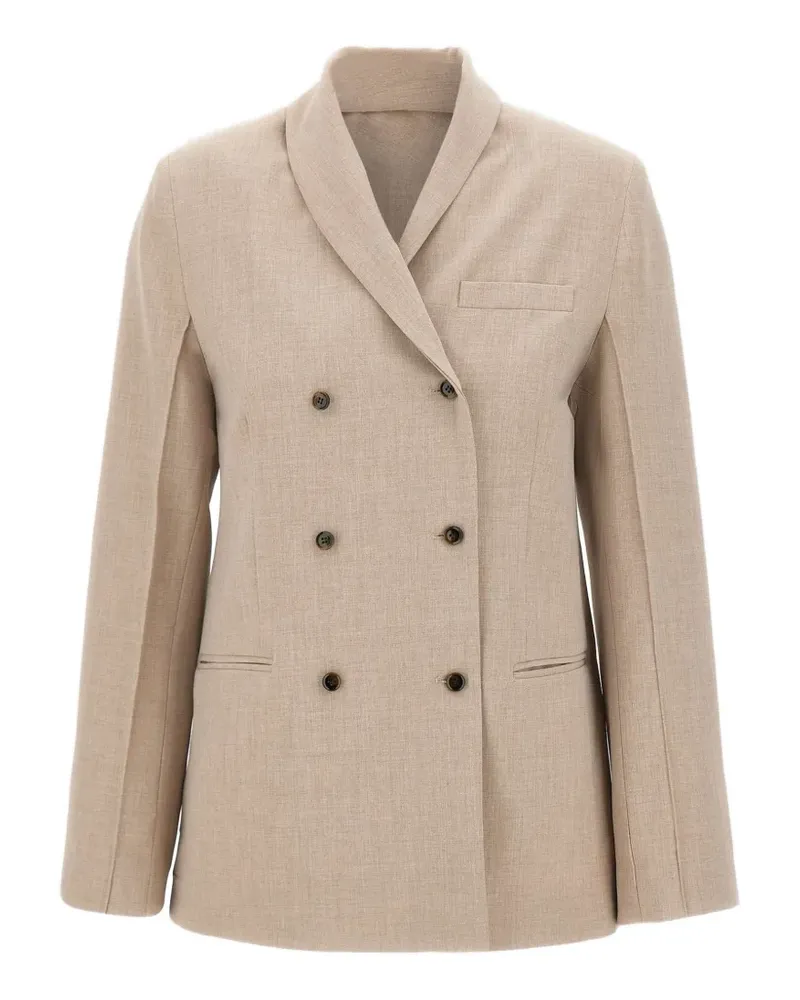 The Garment Pisano double-breasted blazer - Nude Nude