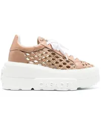 Casadei Klassische Sneakers Nude