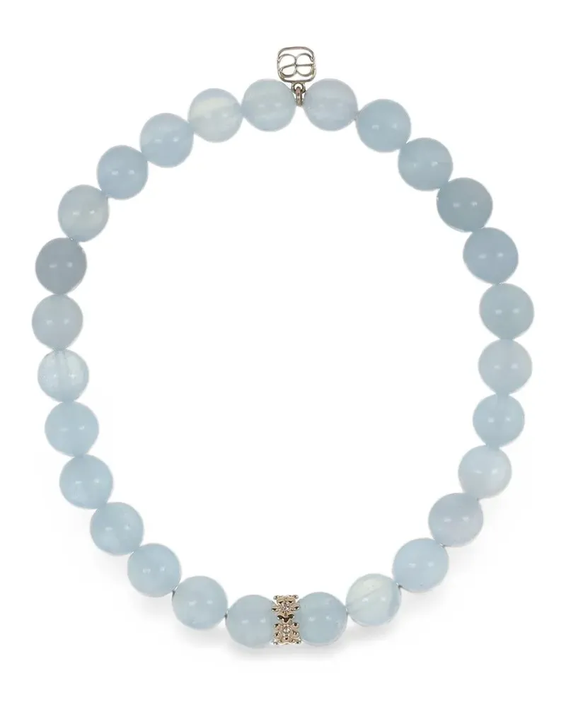 Sydney Evan Daisy Armband mit Aquamarin - Blau Blau