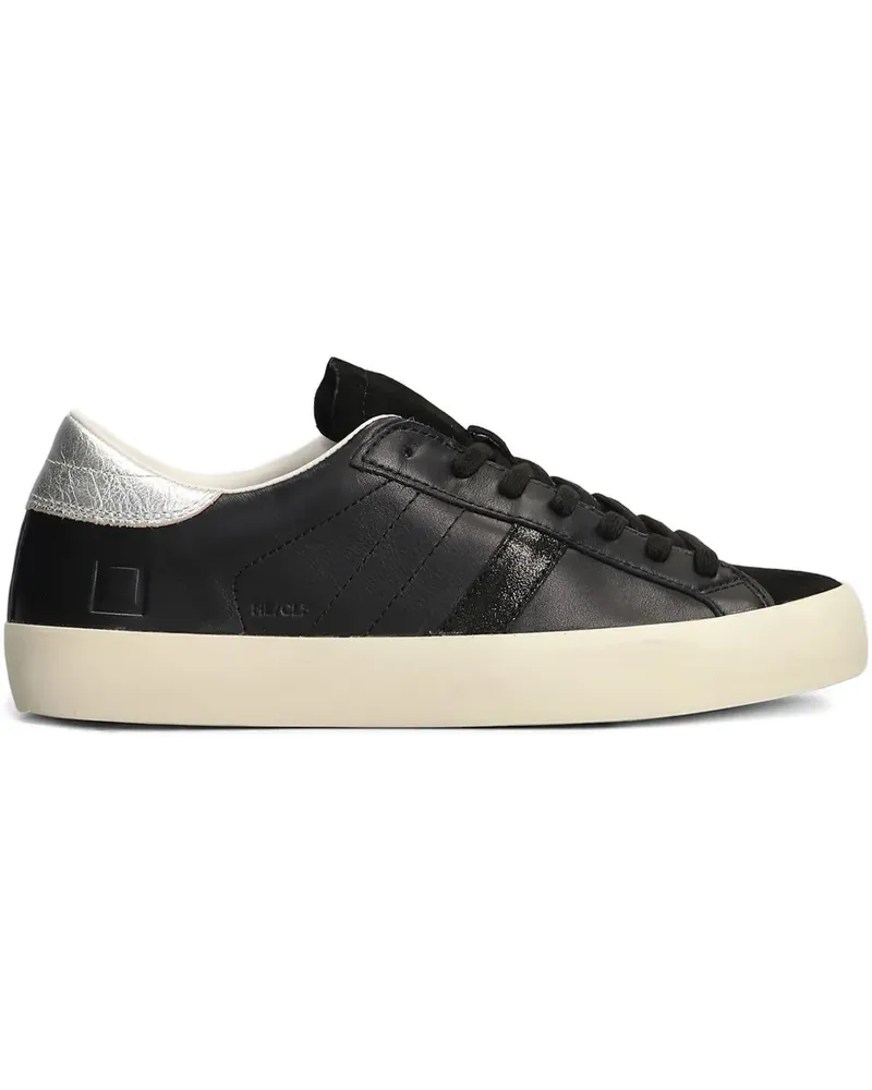 D.A.T.E. Sneakers aus Leder - Schwarz Schwarz
