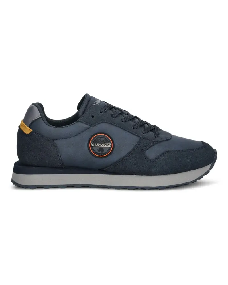 Napapijri Nova logo-patch sneakers - Blau Blau