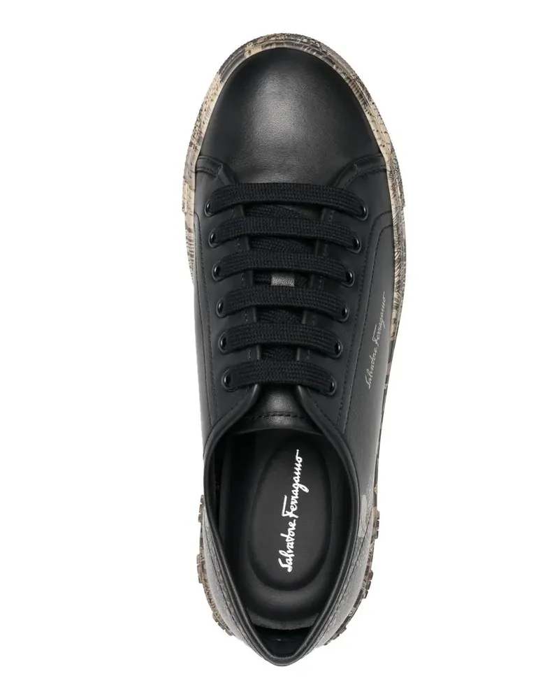 Ferragamo Borg Cubic Sneakers - Schwarz Schwarz