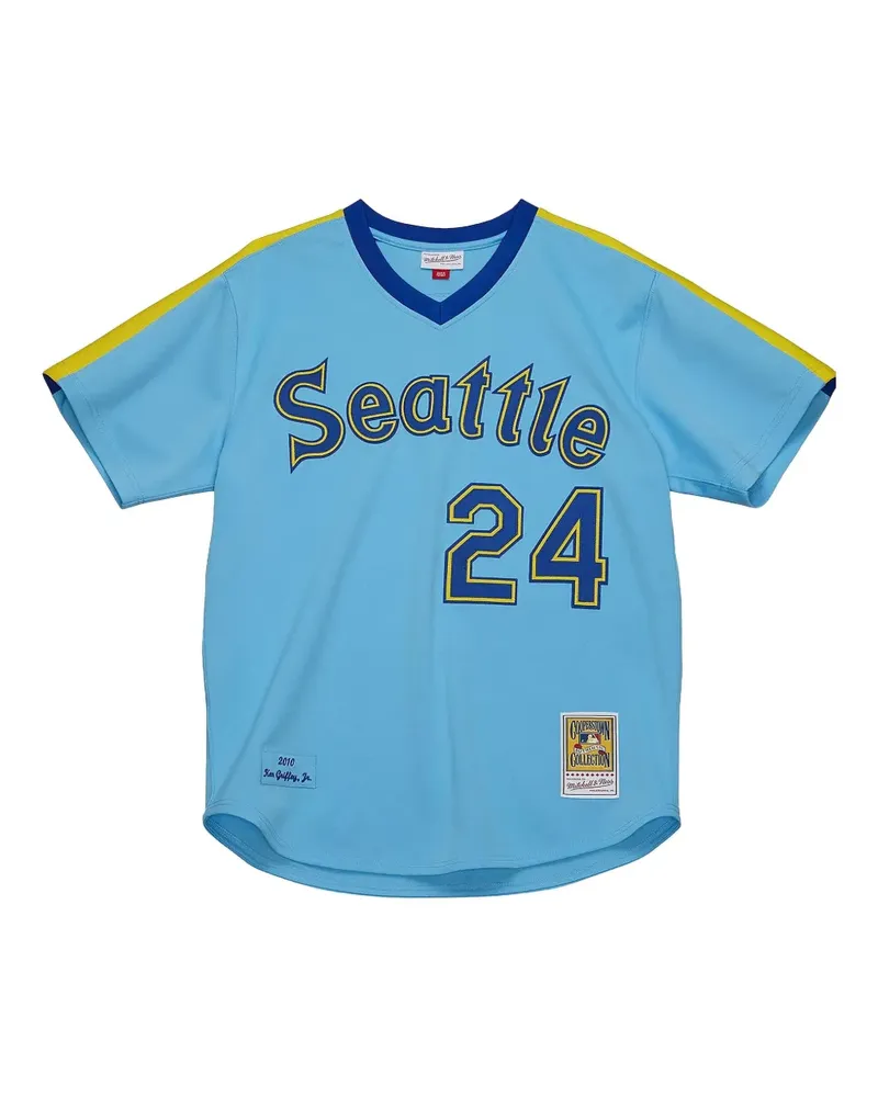 Mitchell & Ness MLB Mariners 2010 Ken Griffey Jr T-Shirt - Blau Blau