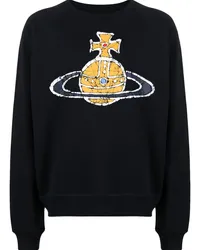 Vivienne Westwood Sweatshirt mit Orb-Print Blau