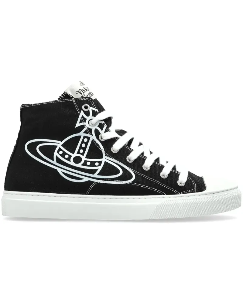 Vivienne Westwood Sneakers mit Orb-Motiv - Schwarz Schwarz