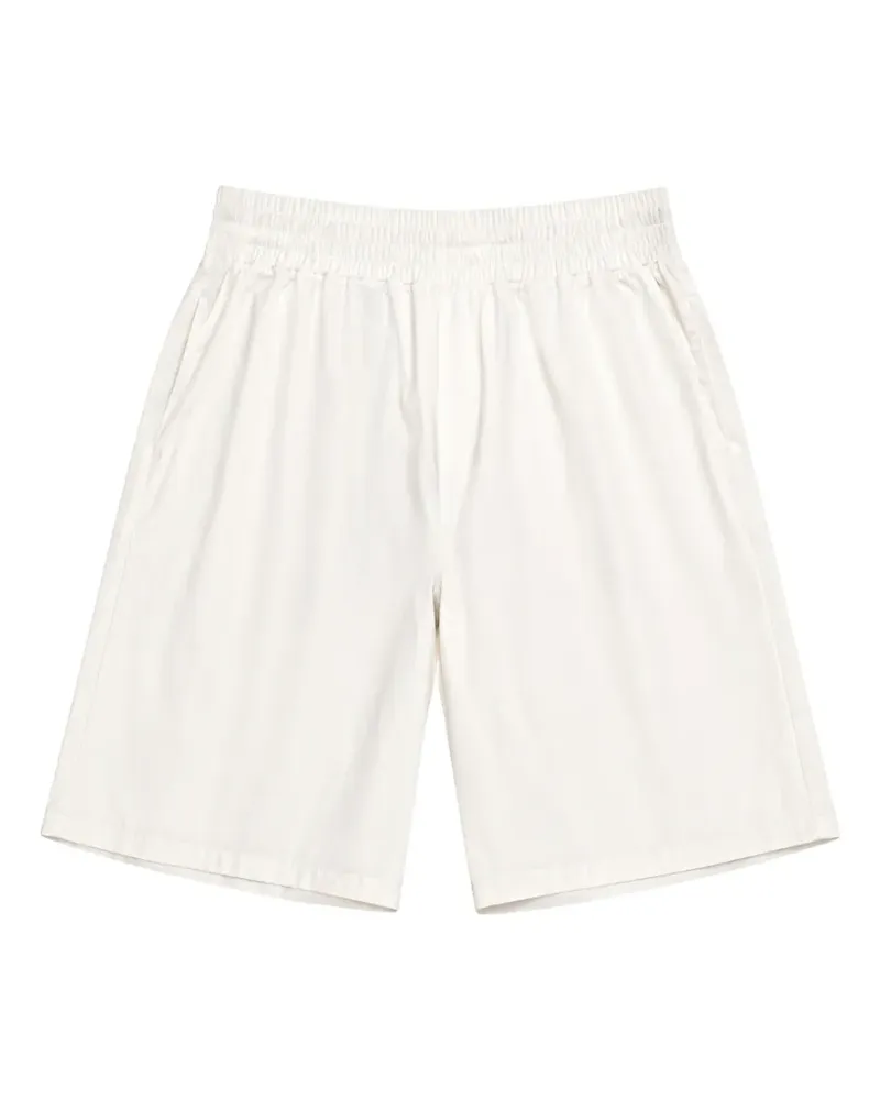 ASPESI elasticated-waistband shorts - Weiß Weiß
