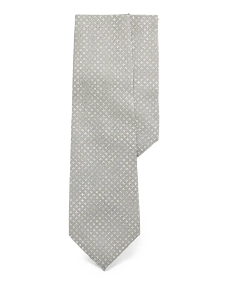 Ralph Lauren Krawatte mit Rautenmuster - Grau Grau