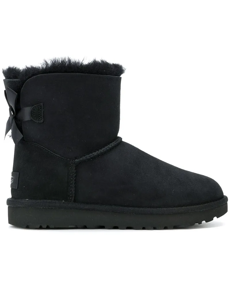 UGG Classic Short' Shearling-Stiefel Schwarz