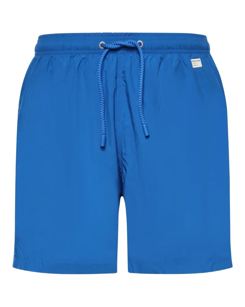 MC2 Saint Barth Pantone logo-patch swim shorts - Blau Blau