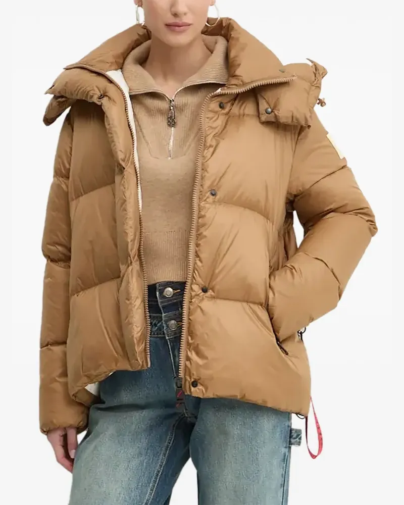 HUGO BOSS Pullover mit Reißverschlusskragen - Nude Nude