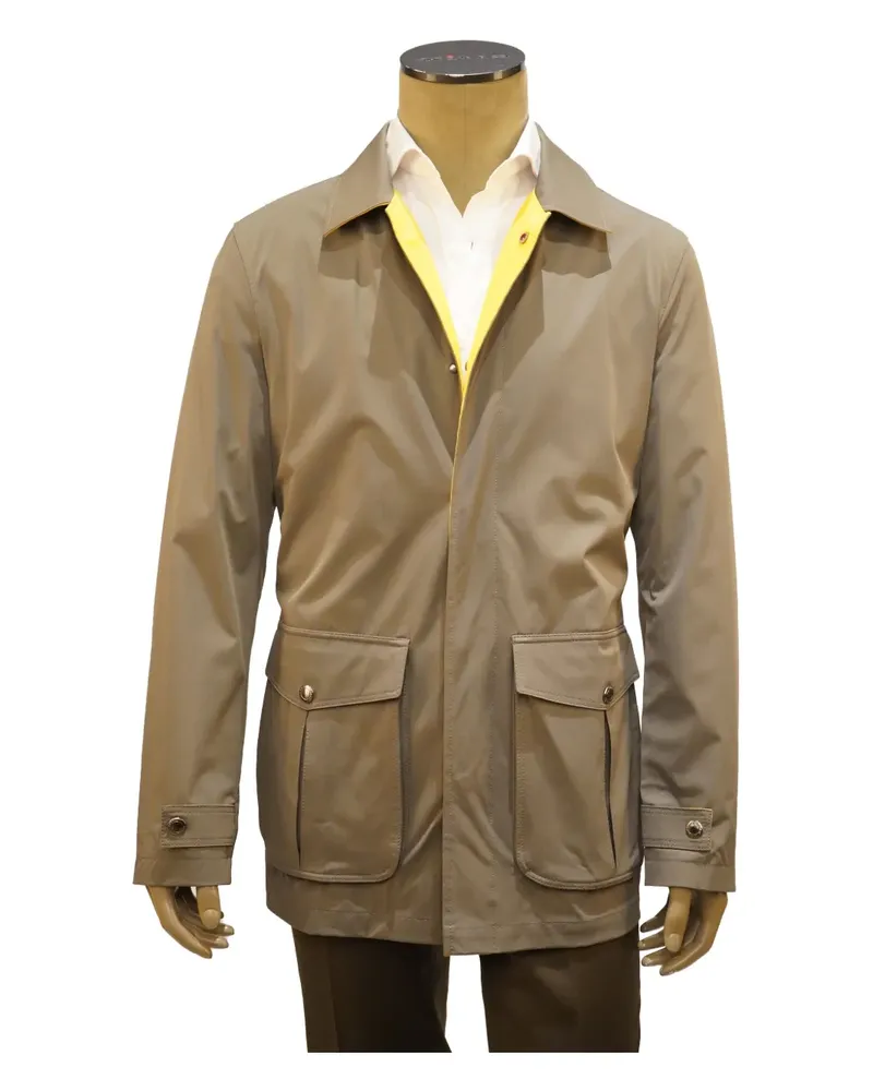 Kiton x Kired Rudi wendbare Jacke mit Klappentasche - Grün Grün