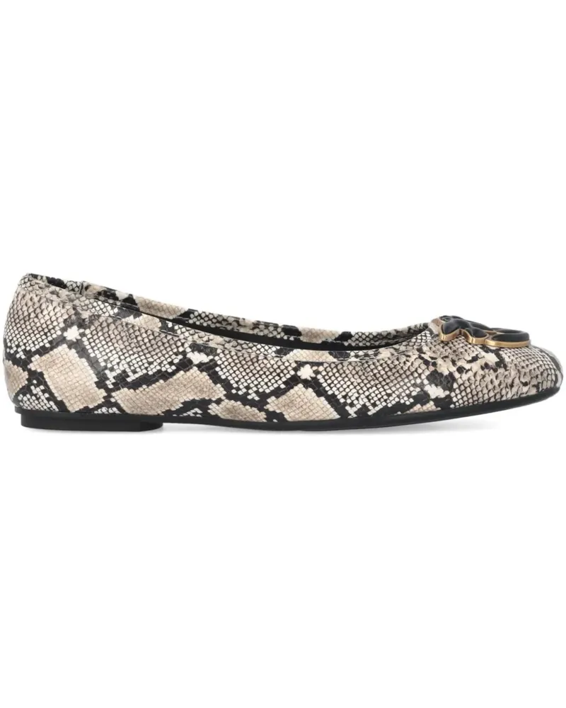 Pinko Love Birds Ballerinas - Nude Nude