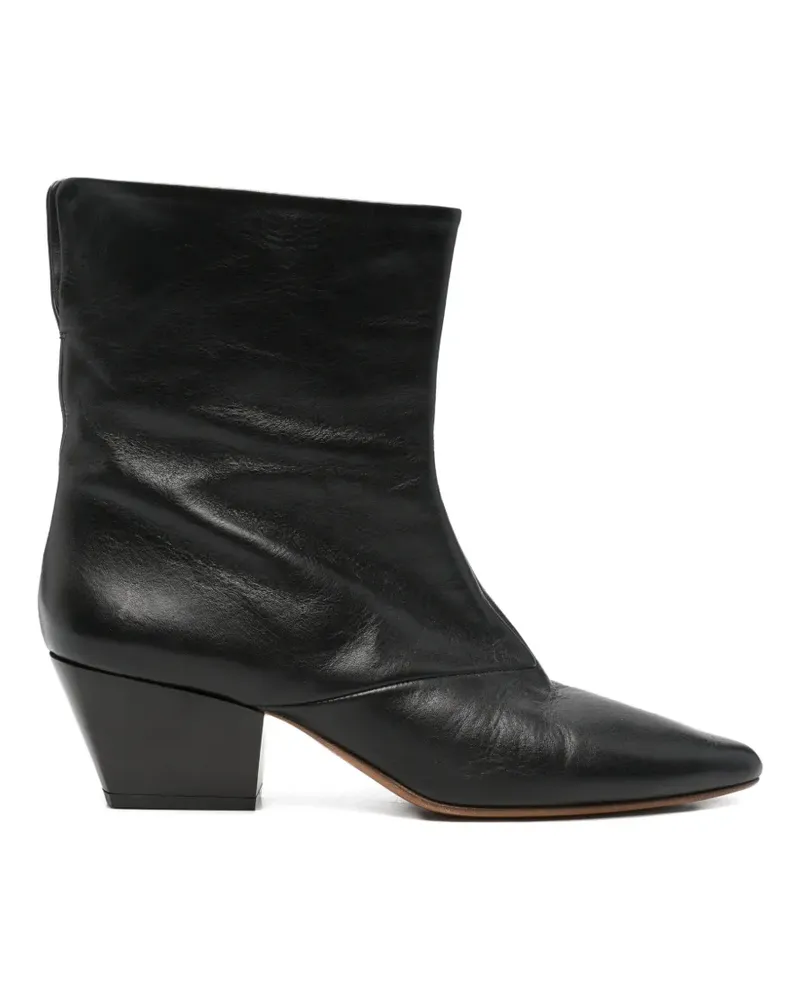 forte_forte Stiefel mit spitzer Kappe - Schwarz Schwarz