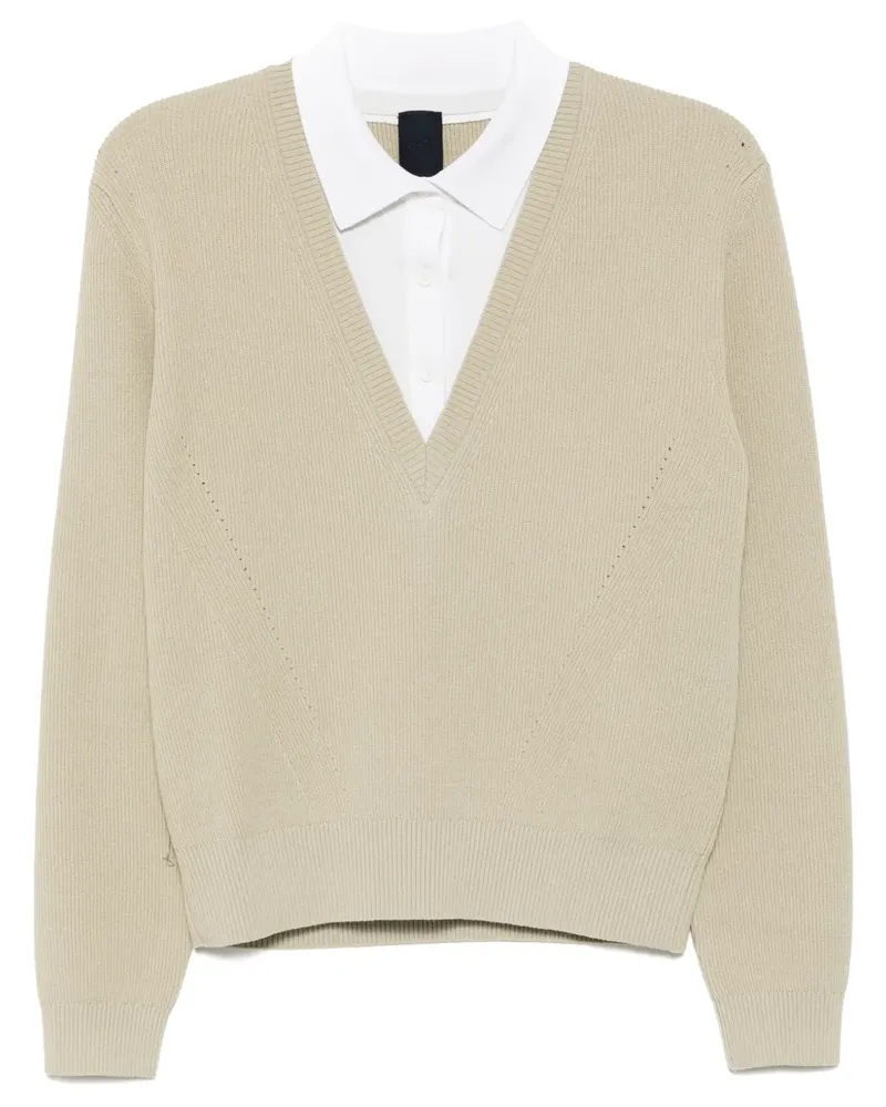 JUUN.J Pullover im Patchwork-Design - Nude Nude