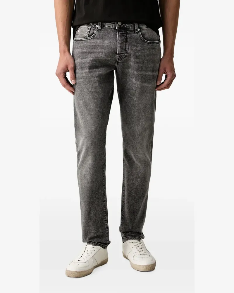 Scotch&Soda faded whiskered jeans - Grau Grau
