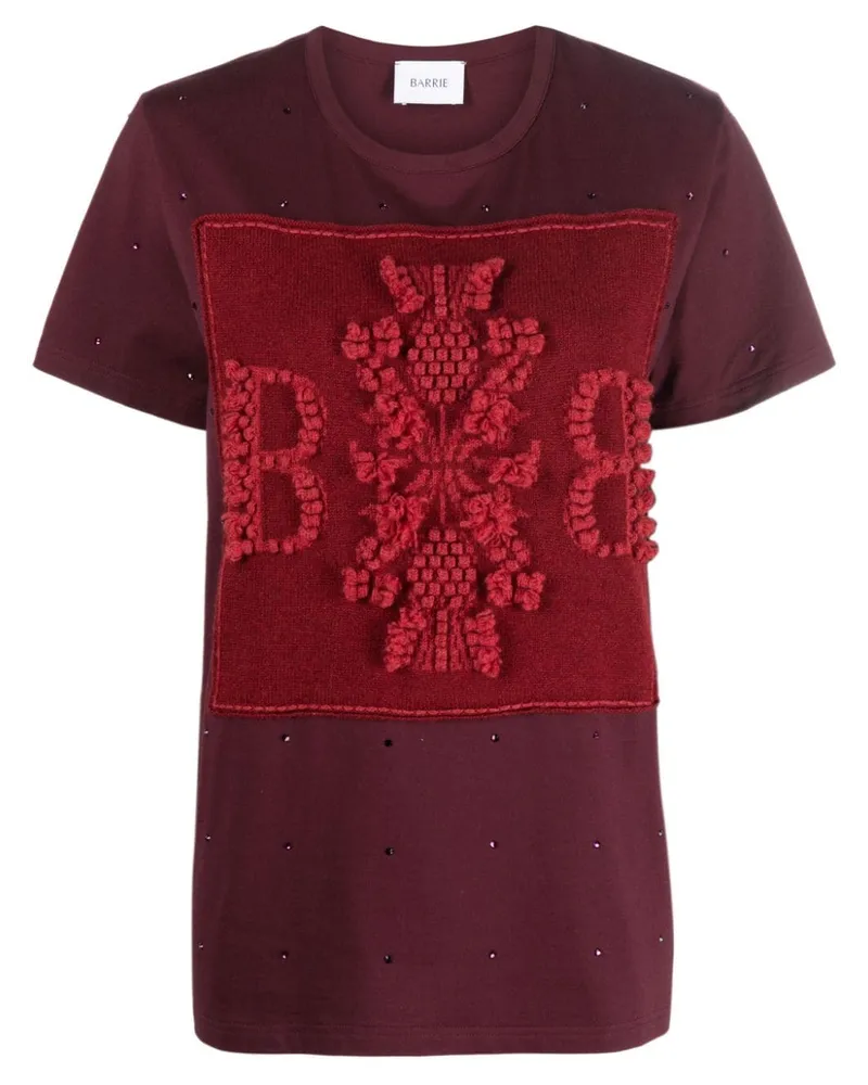 Barrie T-Shirt mit Logo-Stickerei - Rot Rot