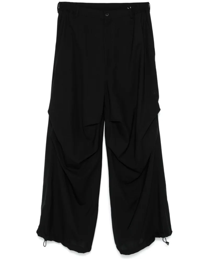 Maison Margiela Hose mit Kordelzug - Schwarz Schwarz